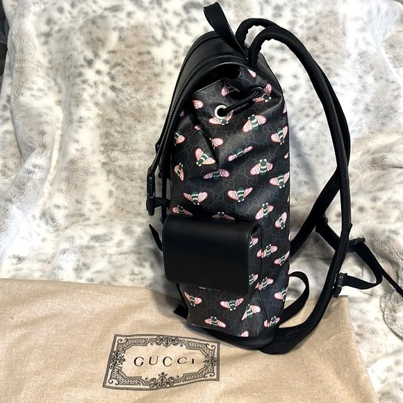 🎒GUCCI GG SUPREME BESTIARY BACKPACK!✨BRAND NEW✨LIMITED EDITION!! NWOT! UNISEX! - Picture 5 of 11
